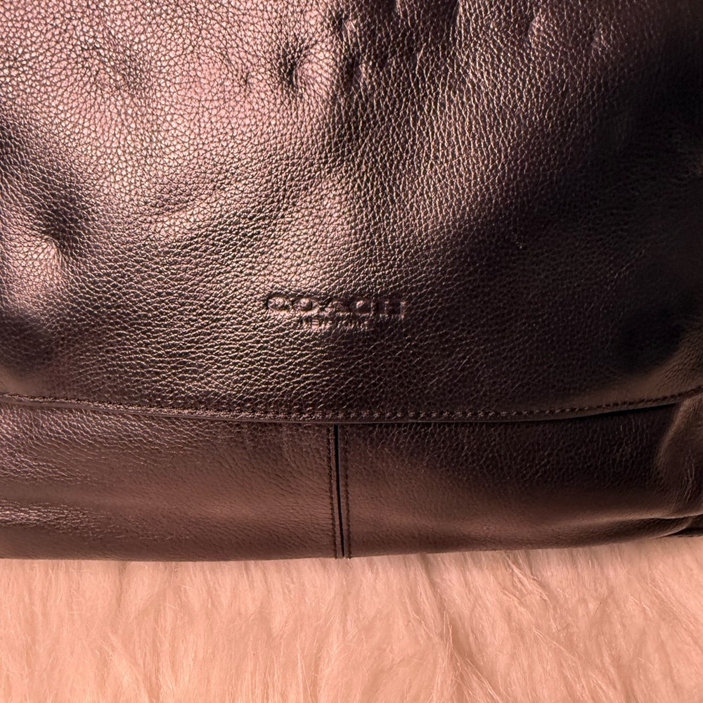 Coach Black Leather Men’s Messenger Bag